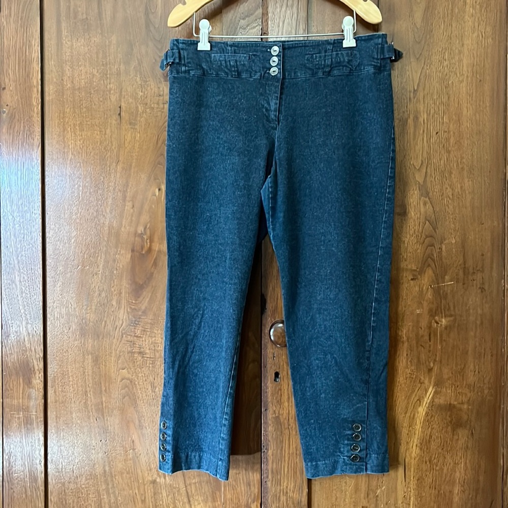 Womens denim capris jeans
